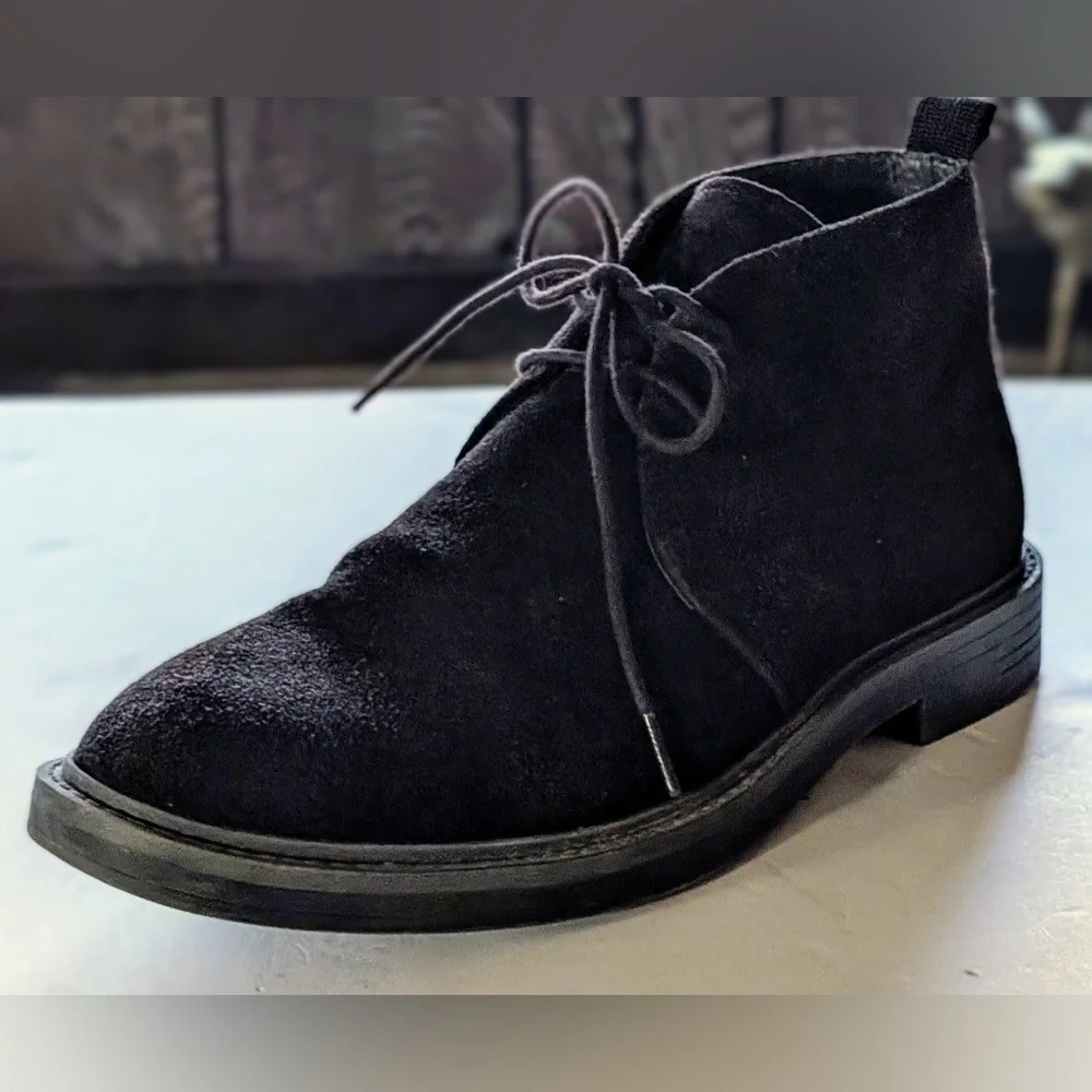 Calvin Klein Suede Jae Chukka Boot Shoes Mens Size 7.5